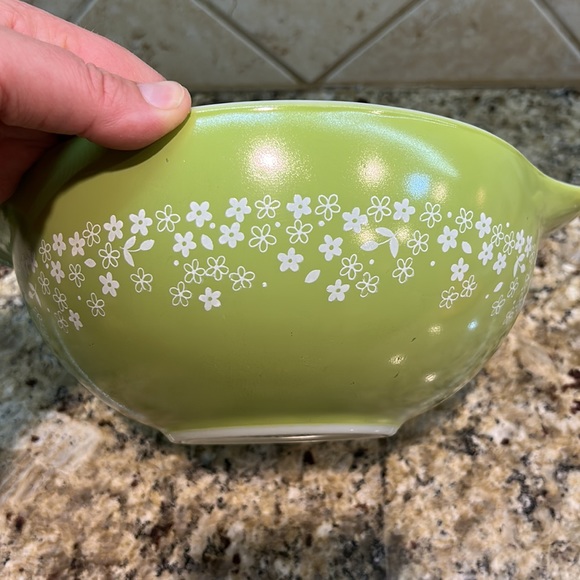 PYREX Spring blossom crazy daisy #443 cinderella nesting vintage mixing bowl - Picture 2 of 8